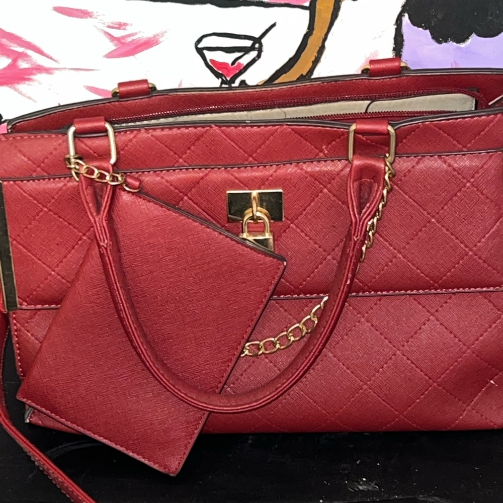 Burgundy Purse